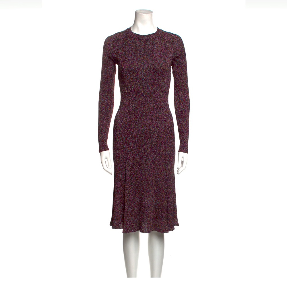 Cédric Charlier stunning metalic threads, knit star dress